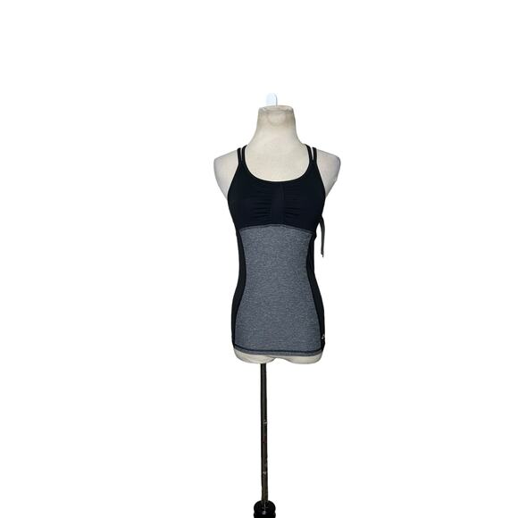 Champion black gray fitted duo drive athletic tank top size XS - Picture 10 of 11